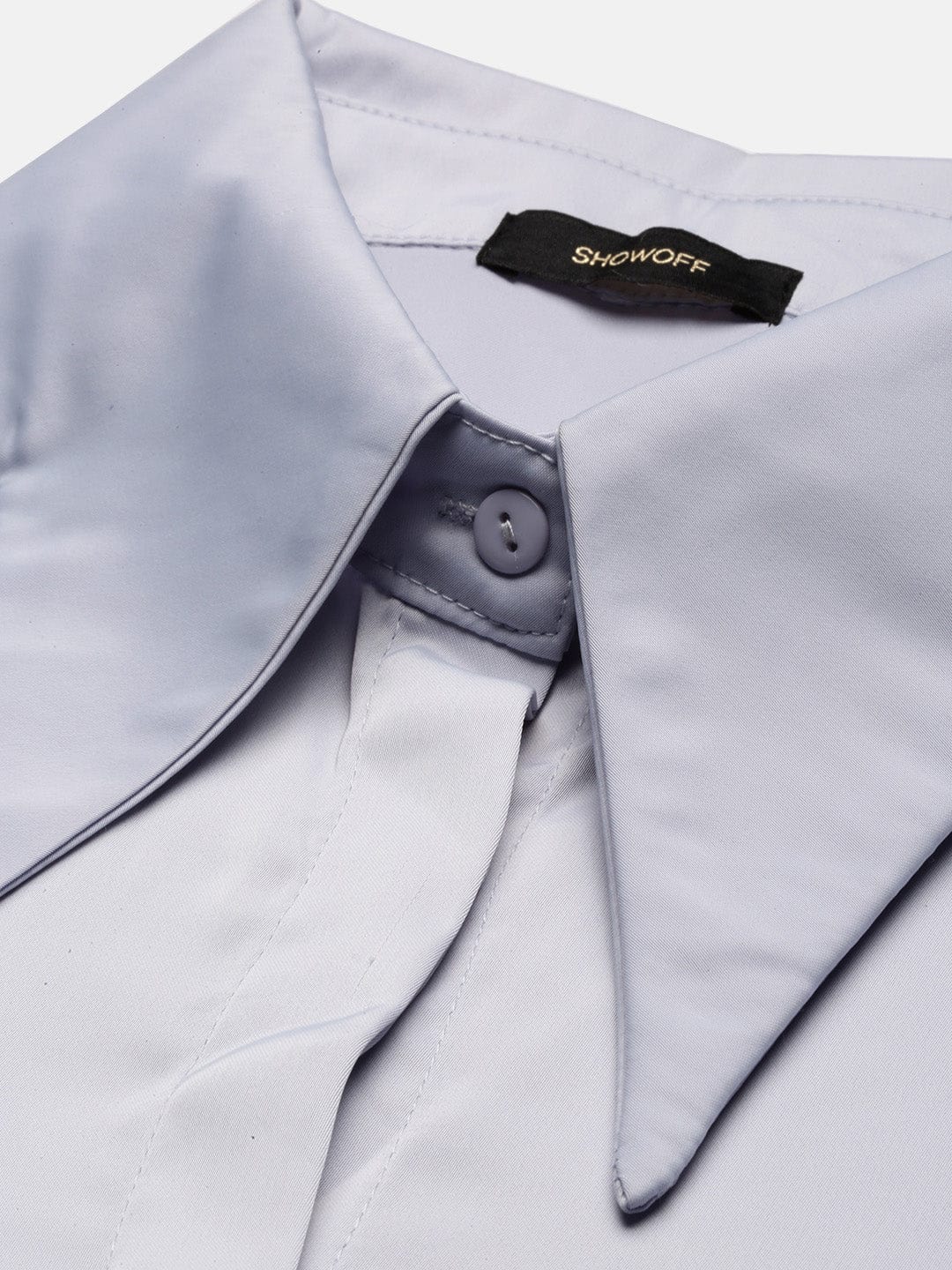 Women's Blue Standard Opaque Casual Shirt