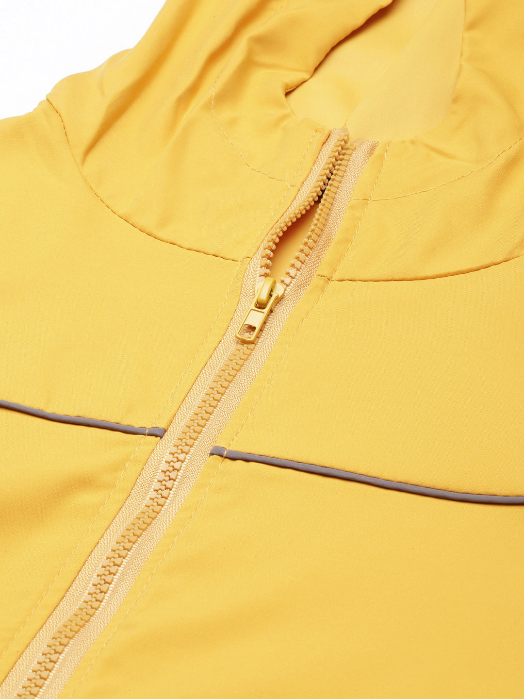 Women's Solid Mustard Crop Bomber Jacket