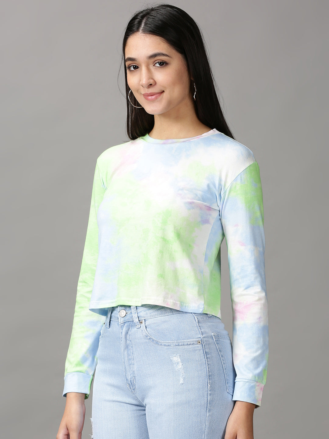 Women's Multi Tie and Dye Top
