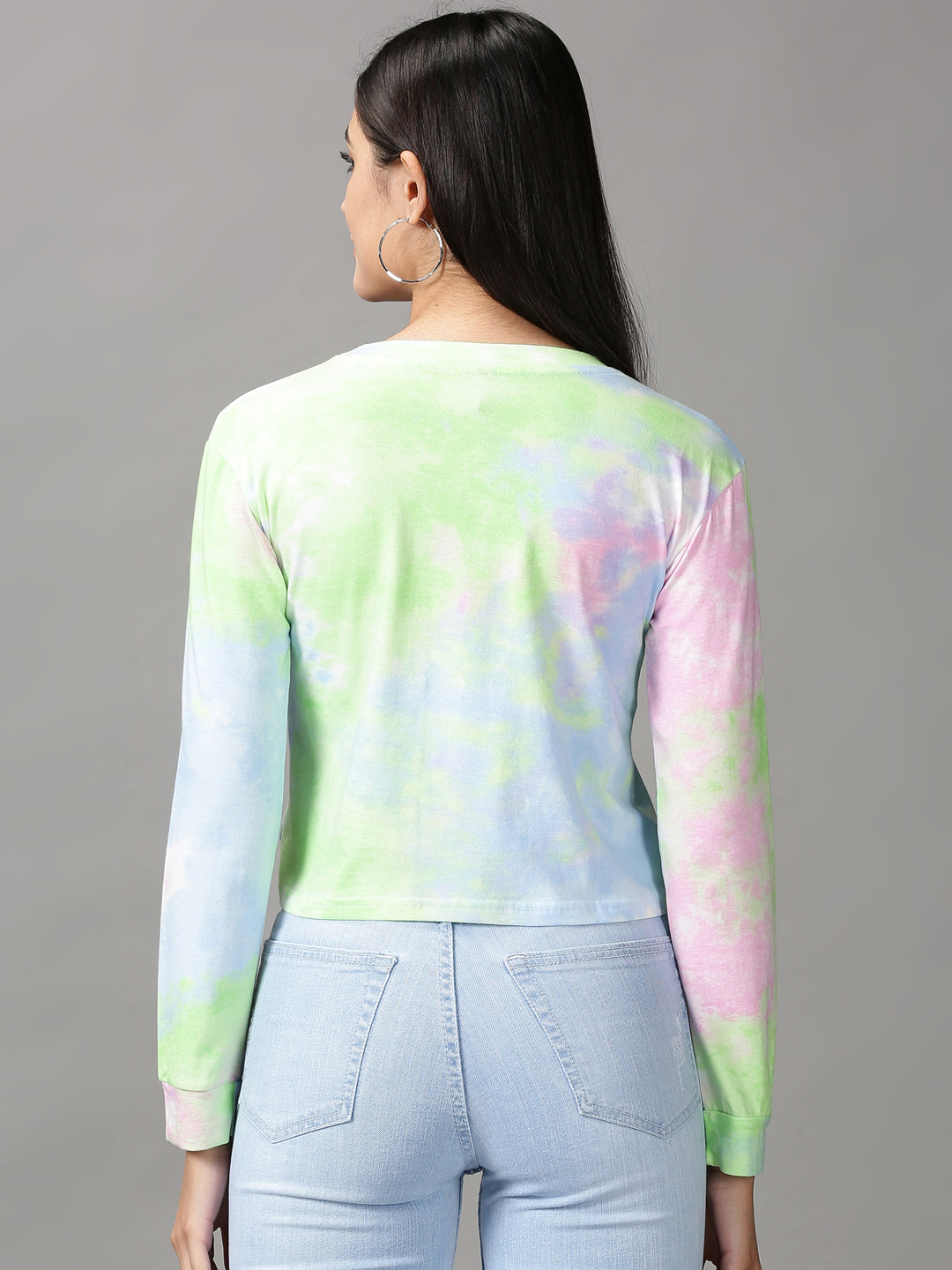 Women's Multi Tie and Dye Top