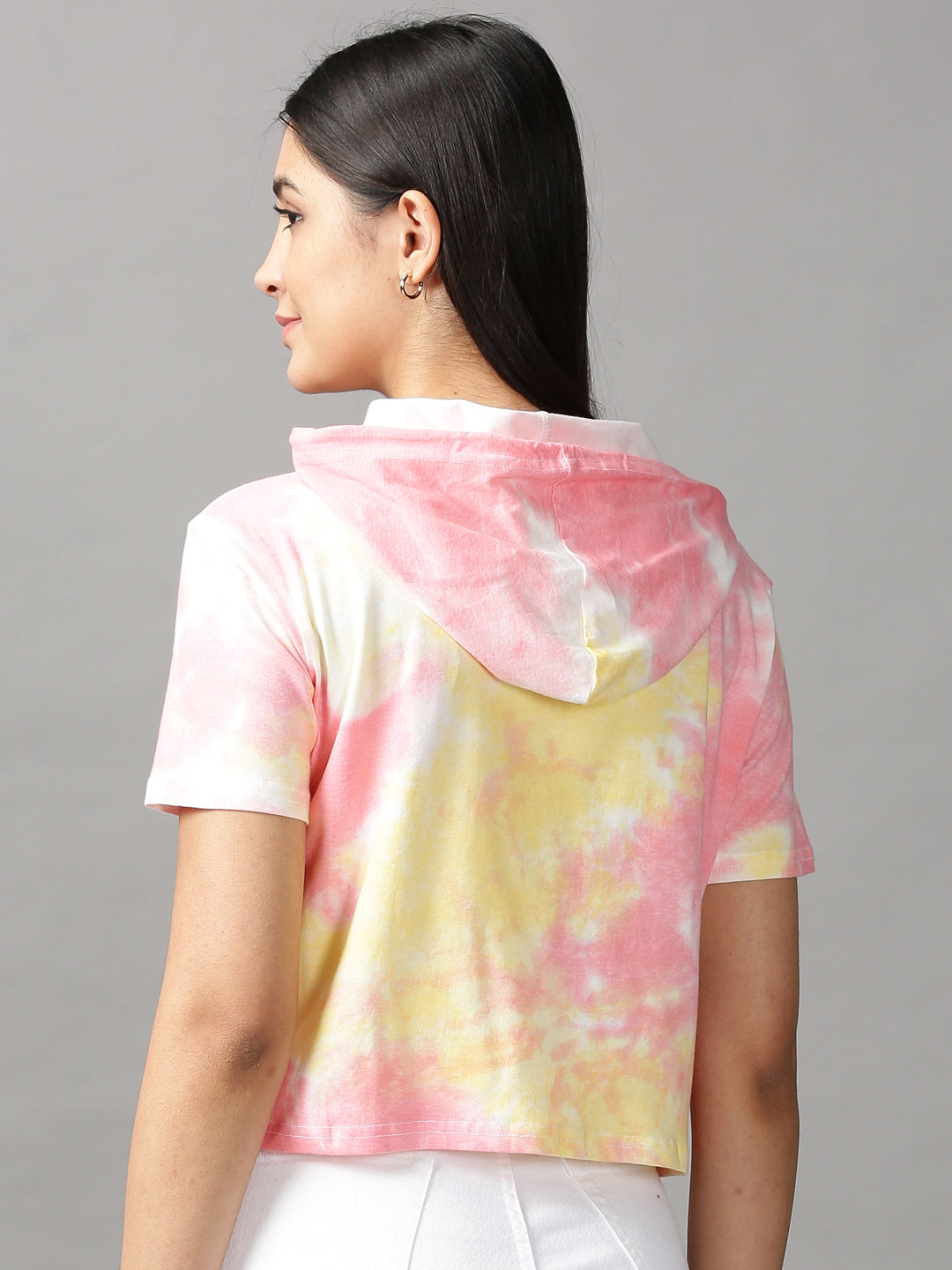 Women's Multi Tie and Dye Crop Top