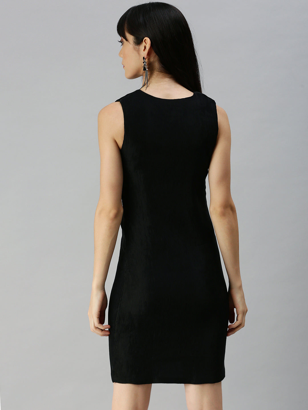 Women's Black Sheath Dress